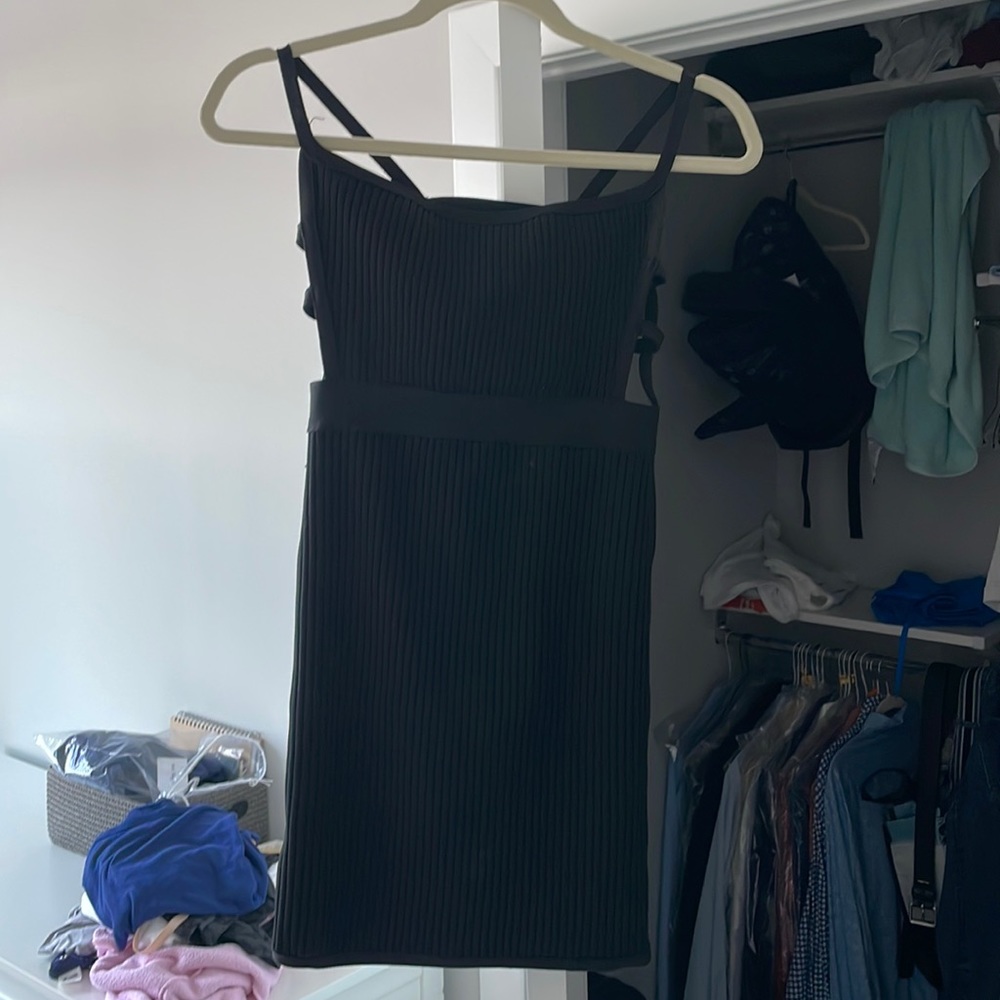 Tiger mist mini black dress